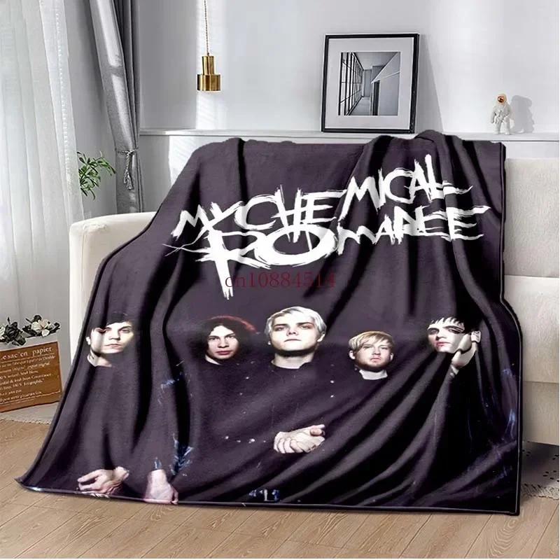 My C-Chemical R-Romance Band Printed Blankets,Kid's Baby Throw Blanket,for Bedroom Living Room Sofa Bed Car, Brithday Gift