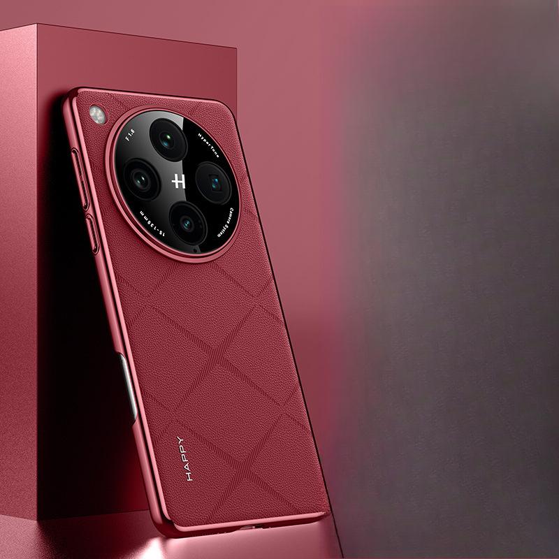 Applicable To OPPOFindX8 Mobile Phone Case Full-inclusive Lens X8 Anti-fall Business Simple Men and Women X7 Hard Leather Case