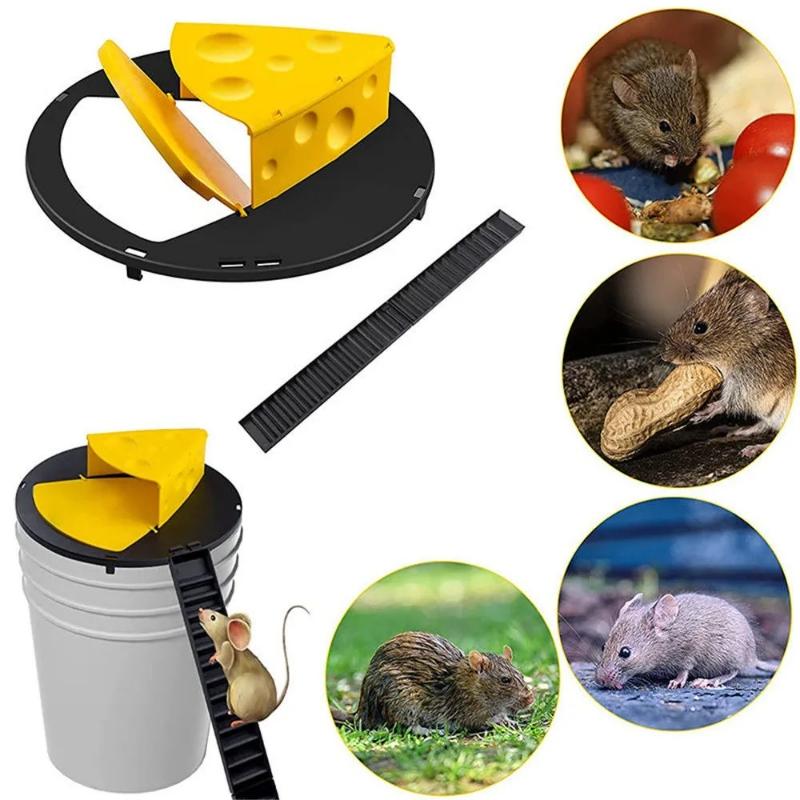 Intelligenter Fallen-Mäusefänger, automatischer Reset, umklappbarer Schiebeeimerdeckel, automatischer Reset nach dem Fangen von Mäusen