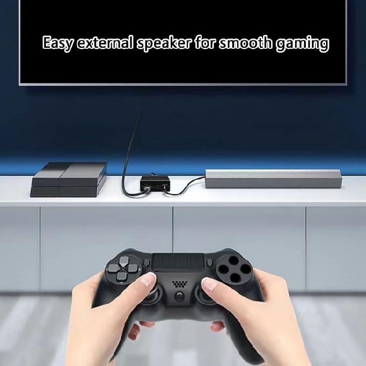 Kompakter 4K HDTV Audio Extraktor 4K HDTV Audio Splitter Unterstützt 5.1 Surround Sound für Mehrgerätekompatibilität