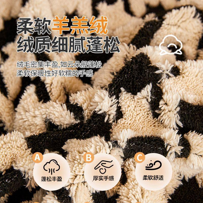New Short Plush Sofa Cover Cloth Lamb Wool Universal Dust Cover Big Blanket Fully Enclosed L Sofas Towel Home Decoration