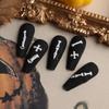 Autocolant pentru unghii în relief de Halloween Decal Craniu Ose de păianjen Dovleac Decor pentru unghii