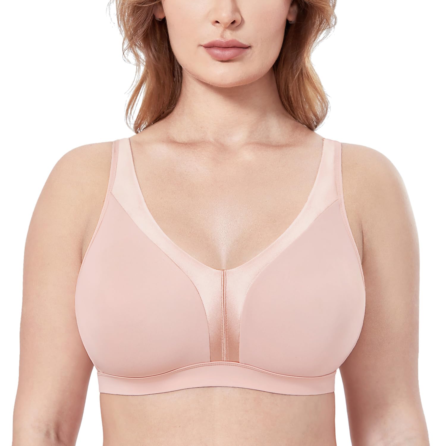 

Large Full No Large Size Plus Adobe D105 [DELIMIRA] Bra, Size, Women s, Non-Wired, Cup, Pads, Support, Underwear, Size, Rose,