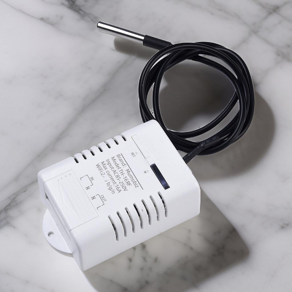RF433 Enabled Smart Home Thermostat Rated at 16A and Max Power of 3000W for Enhanced For energy Monitoring Capabilities