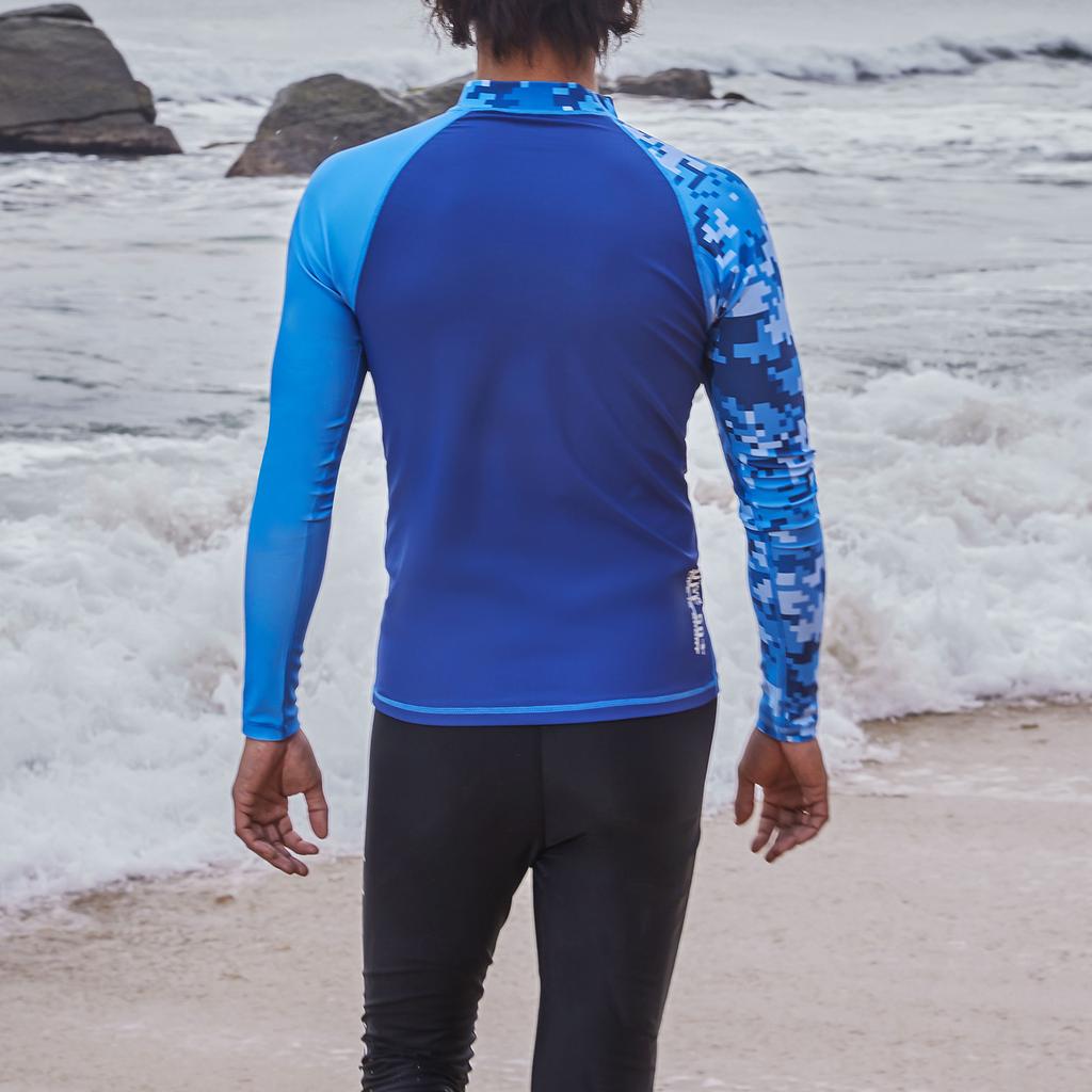 Men'S Diving Suit, Swimsuit, Long Sleeved Quick Drying Swimsuit