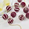12 Pcs Glittering Christmas Ornament Ball Christmas Ball Decorative Ball for Holiday Wedding Party Decoration