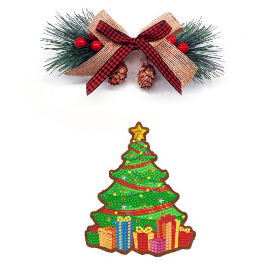 1 Set DIY Diamantmalerei Weihnachtsanhänger steigern die Kreativität und reduzieren Stress