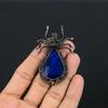 Blue Flash Labradorite Handmade Pendant, Natural Gemstone Jewelry, 999 Copper Wire Wrapped Pendant Jewelry, For Gift