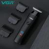 VGR V-937 Tagliacapelli Professionale Ricaricabile Rifinitore Barba Rasoio Macchina Tagliacapelli Barbiere Taglio Capelli Impermeabile e Lunga Durata