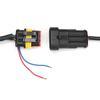 Car Turbo Boost Gauge Blue Mini LED Digital Display DC 12V Plastic Boost Meter Universal For Car Motorcycle Boat Caravan ATV UTV
