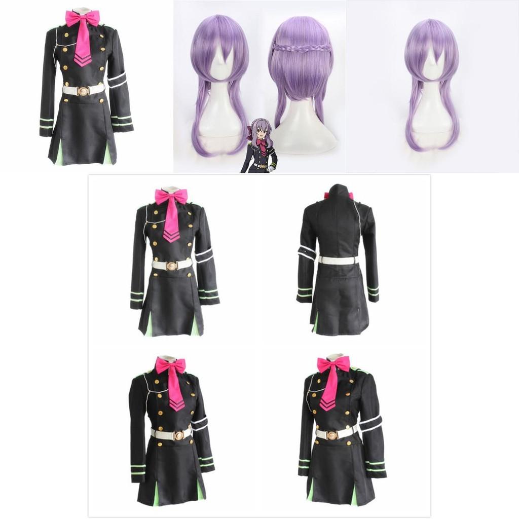Premium Quality Seraph Of The End Shinoa Hragi Cosplay Costume Dress With Comfortable Fit