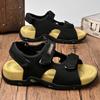 2025 Neue Reise Herren Wanderschuhe Klassische Herren Leder Sommersandalen Rutschfeste Römersandalen Hausschuhe Outdoor Strand Turnschuhe
