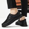 Business Men's Shoes Minimalist Versatile and Comfortable Style Formal Party Office Dad Black Shoes Quality New