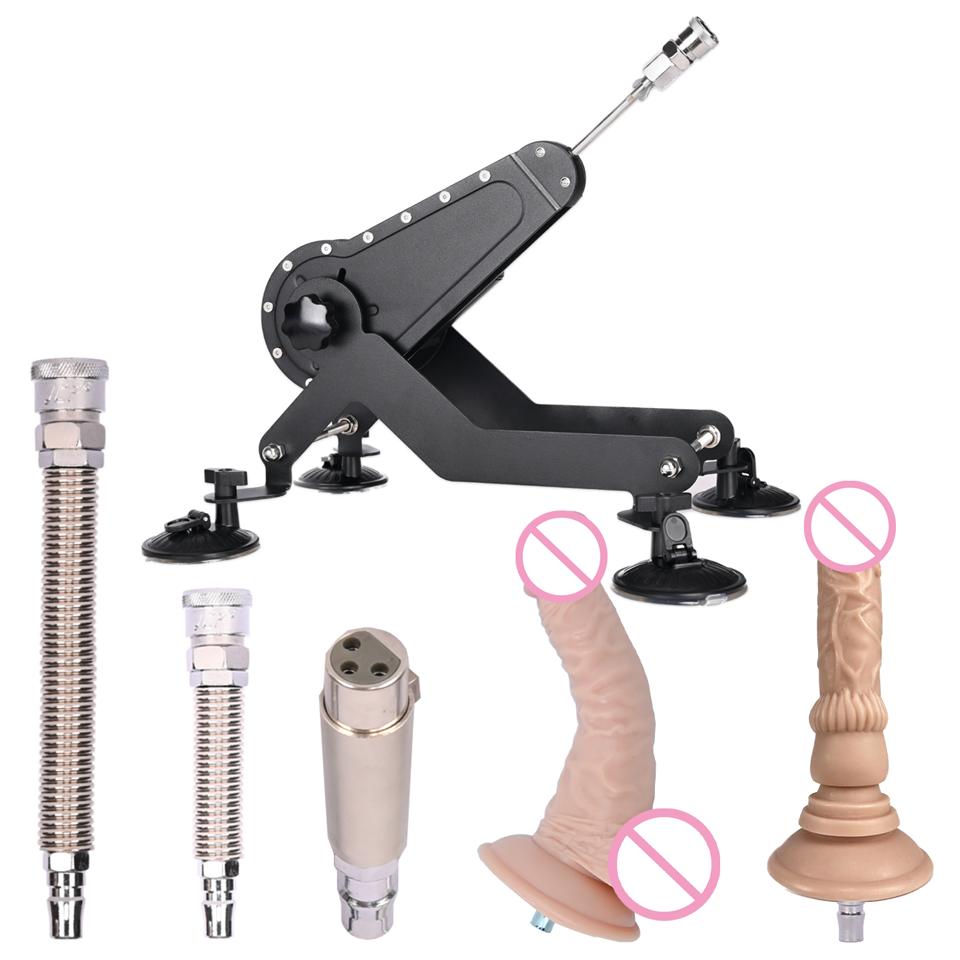Sex Machine ROUGH BEAST 210° Adjustable Maturbation Machine with Attachments for Women Men