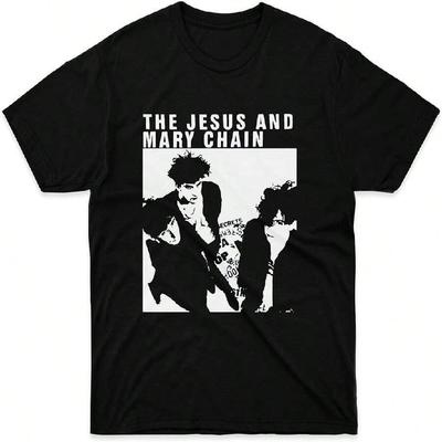 Heren Dames T-shirt The Jesus And Mary Chain Bandshirts Voor Mannen Vrouwen Perfect Grappig Moederdag Veelkleurig.Jpg