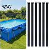 Correas de Amarre Portátiles para Cubierta de Piscina 6 Piezas Correas Solares, Almacenamiento Correas de Nylon Ajustables con Velcro Correas Resistentes para Piscinas Elevadas con Estructura,