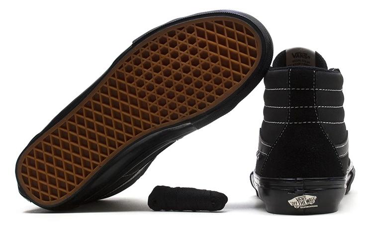 Vans Skate Classics SK8 HI Retro Skateboarding Shoes Unisex Black VN0A5FCCBLK