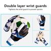 Soccer Gloves Breathable Anti Slip Wear Resistant Thickened Blue Goalkeeper Gloves for Kids