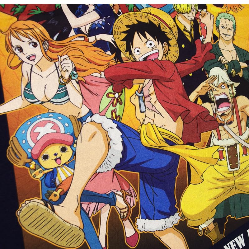 EVERSOUL ONE PIECE Krátké Tričko s postavičkou Slamáka Anime Film Velikost XL, Rukáv, Luffy, Piráti, Chopper, Zoro, Nami, Sanji, Merchandising,