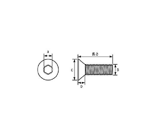 KITACO Flat Cap Bolt (Stainless Steel) M8 x P1.25 x