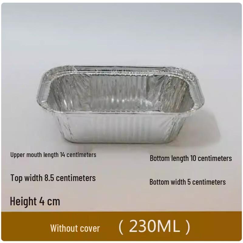 Disposable Aluminum Foil Meal Containers