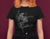 Jasmine Flower T-Shirt: Hand-Drawn Floral Graphic Tee