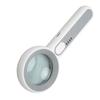Magnifying Glass with Light 12 LED 5X Handheld 3 Brightness Adjustable Rechargeable Lighted Magnifier