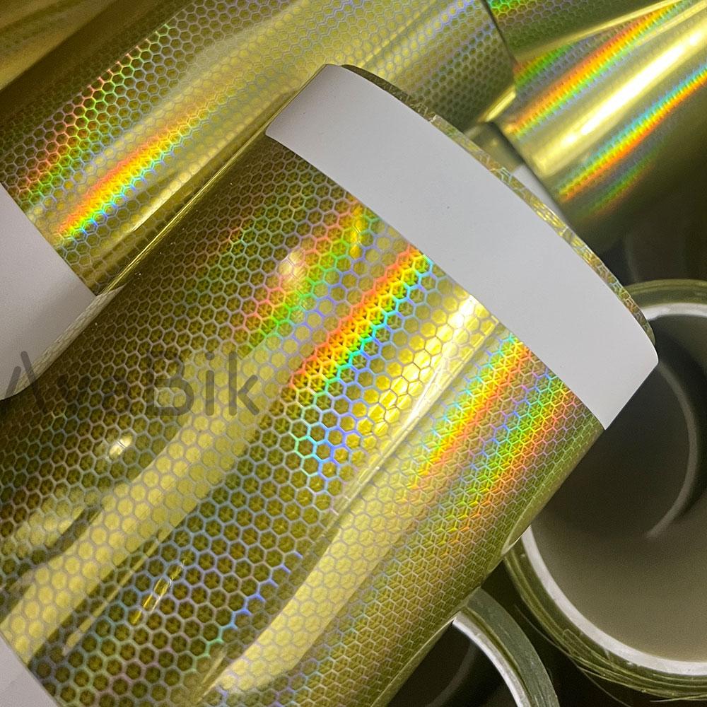 Car Sticker Headlight Lamp Film Auto Laser Honeycomb Taillight Lamp rhombus protective film Waterproof  Self-Adhesive Stickers