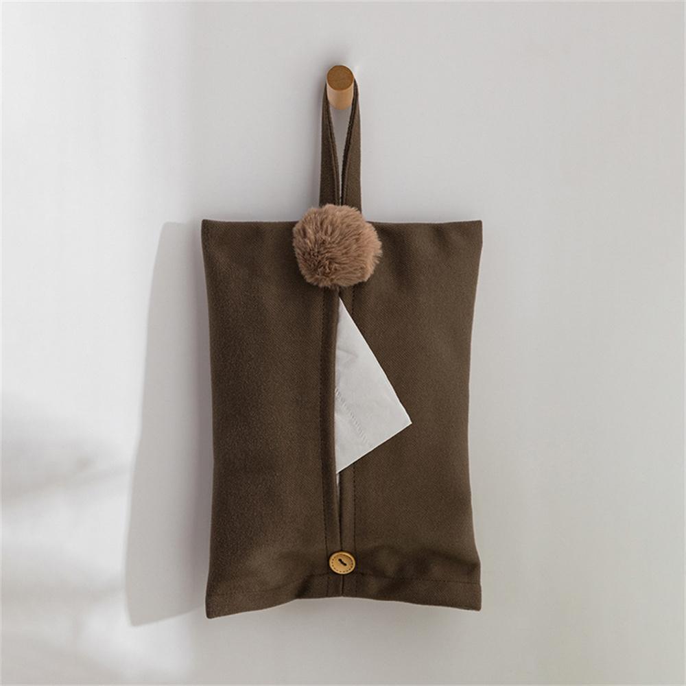 Porta fazzoletti in tela appeso in stile giapponese, scatola portaoggetti per auto, asciugamano, tovaglioli, dispenser di carta, scatola portaoggetti, decorazione da tavolo