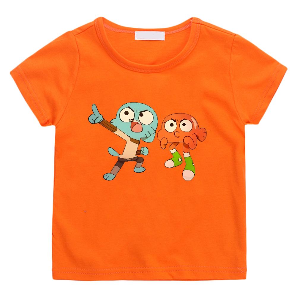 The Wonderfully Weird World of Gumball T Shirt 100%cotton High Quality T Shirts Funny Music Boys Tee Shirt Sirena Clothes Summer Tops Anime T-shirt