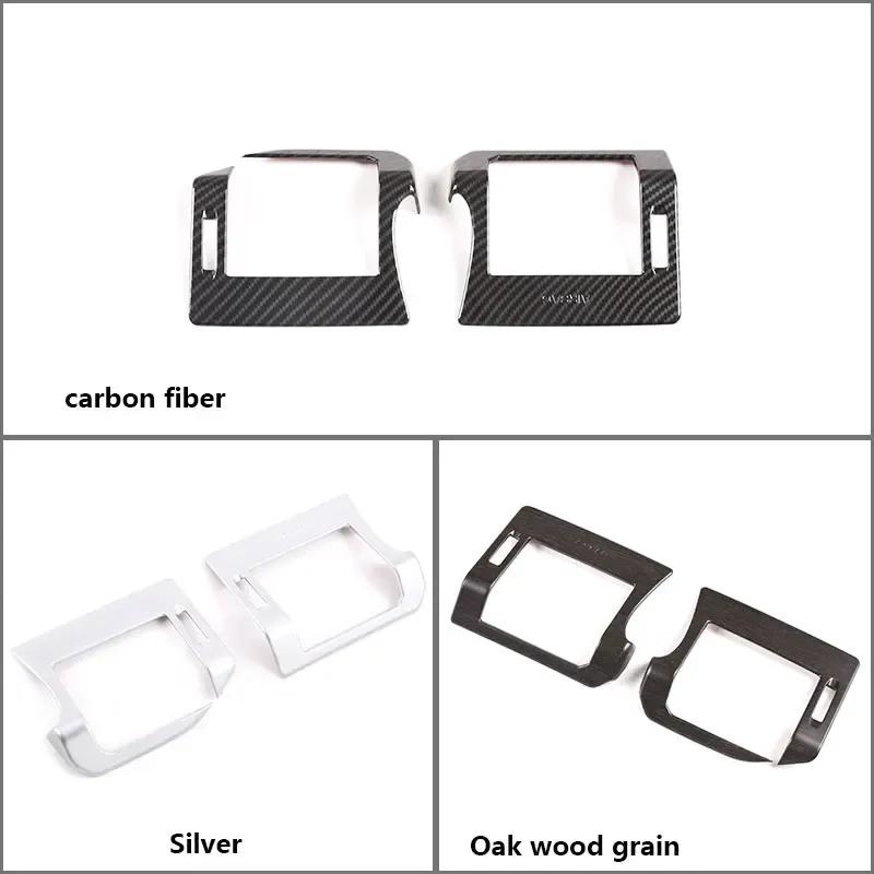 For Land Rover Defender 90 110 130 20-24 ABS Car Air Conditioner Both Sides Air Outlet Frame Cover Trim Sticker Car Accessories