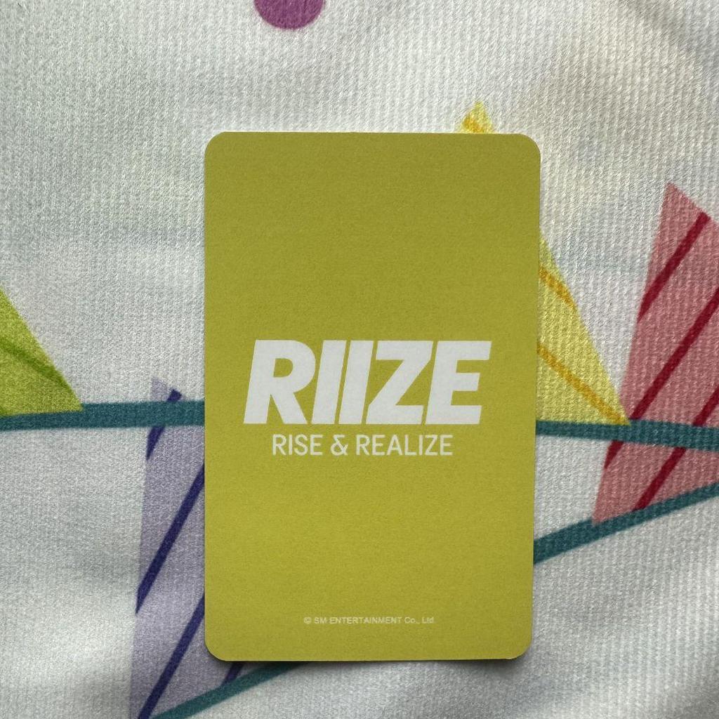 [USED] RIIZE Lakidro Universal Studios Japan Commemorative Shotaro Bonus Trading Card