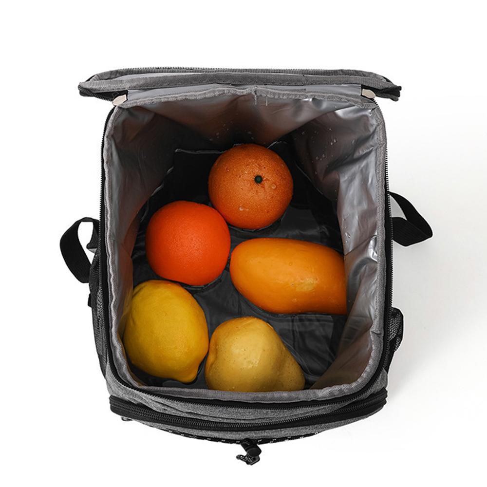Picnic Backpack Large Capacity Insulated Backpack Lunch Bag Soft Sided Insulated Cooler Bags Ice Chest Backpack for Beach Travel