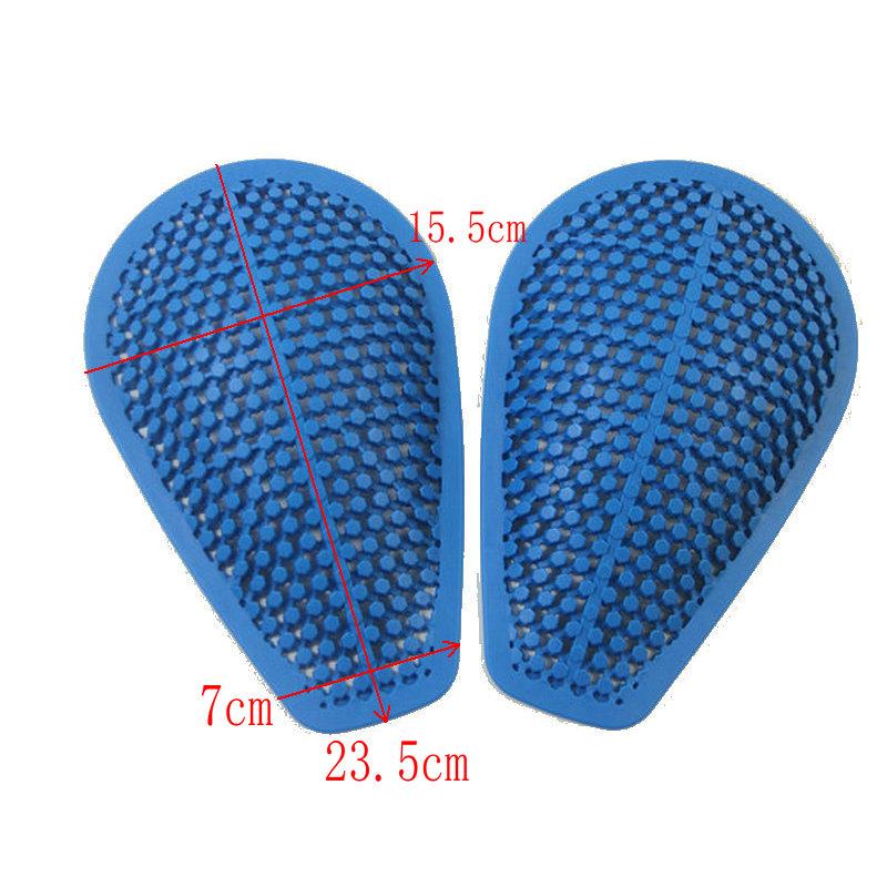 Insert Silica Gel Honeycomb Armor Back Elbow Shoulder Protector Pads For Motorcycle Riding Shirt Jacket Replacement A Set Of 5