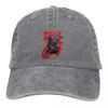 Washed Men's Baseball Cap Denji Red Trucker Snapback Cowboy Caps Dad Hat Chainsaw Man Anime Golf Hats