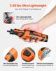 136-Piece Cordless Rotary Tool Kit, DC8V Portable Mini Power Rotary Tool, 5 Speeds 5000-30000RPM Multi-Purpose DIY Tools for Engraving, Sanding,