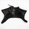 2019 Gothic Punk Choker Knight Leather Bodycon Shawl - K001