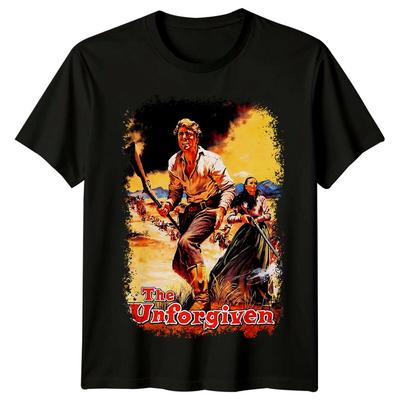 Niewybaczalne (1960) T-shirt inspirowany plakatem filmowym Retro lata 80.