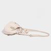 Women's 2025 Spring/Summer Pleated Chain Bucket Crossbody Bag