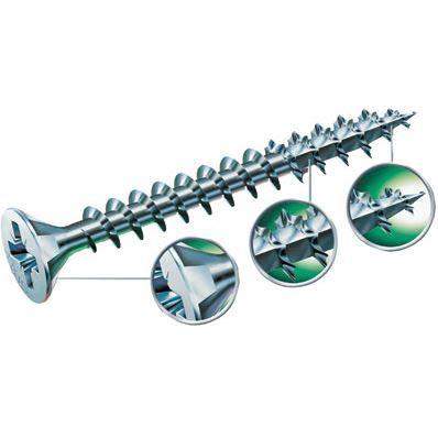 Vis universelle - SPAX - Tête fraisée Pozidriv - Filetage total - Ø 5 mm - L 45 mm
