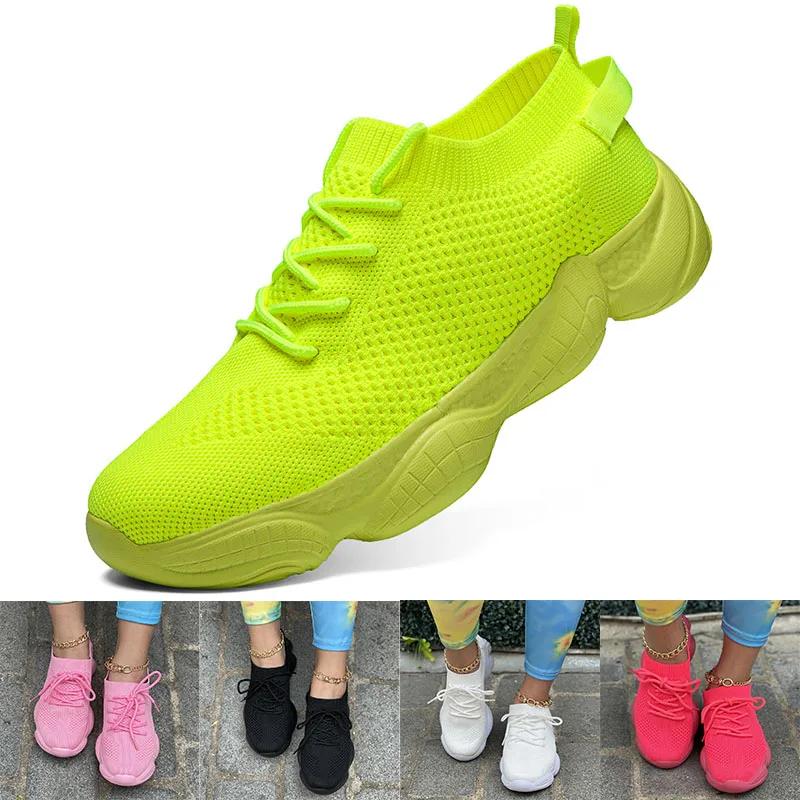 Woman Sneakers Summer  Women's Shoes Air Mesh Light Women Casual Shoes Fashion Platform Socks Footwear Autumn Tennis Student