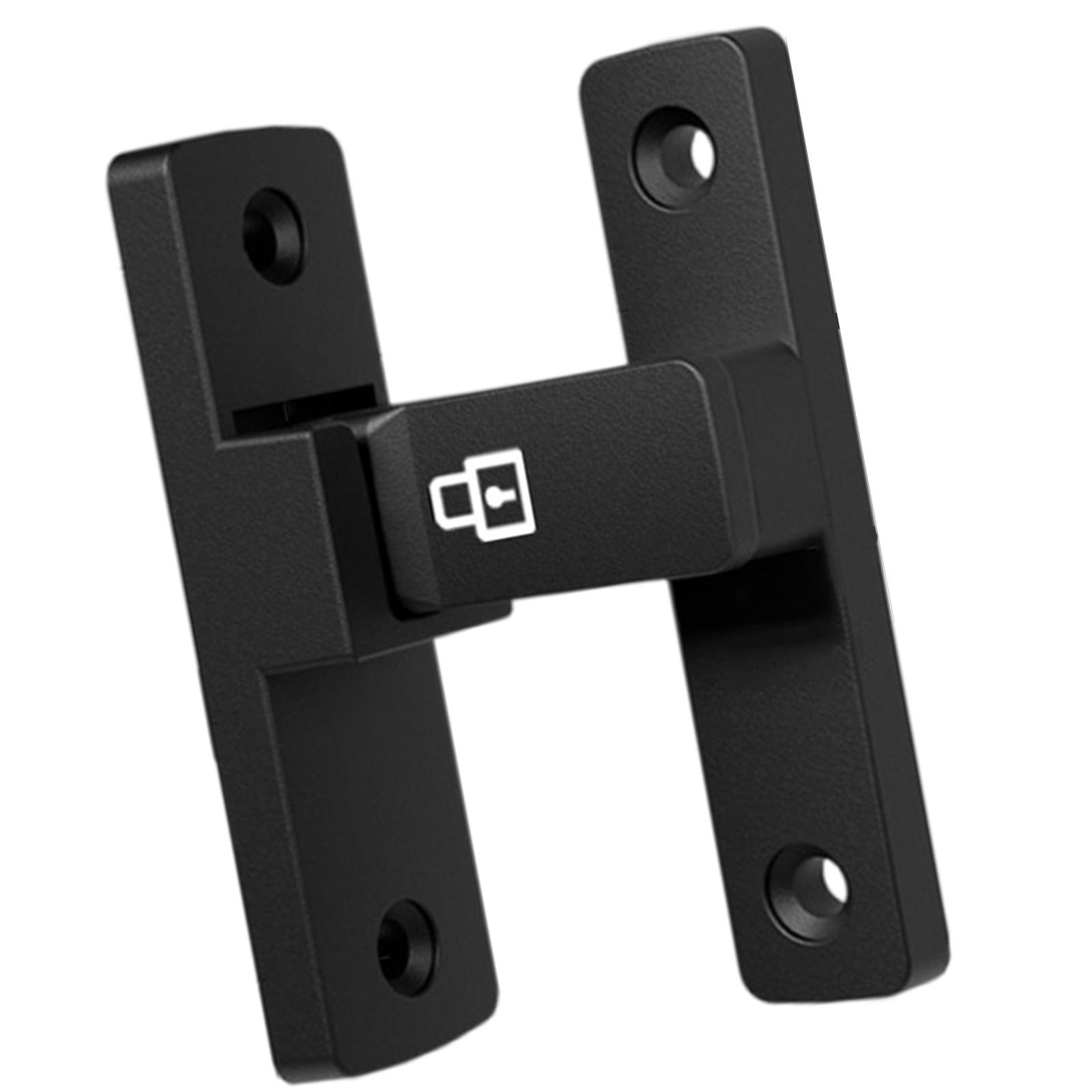 

Многоцелевые защелки для раздвижных дверей, болтовые замки для дома и офиса, безопасность, ежедневное использование, прочный сплав чёрный