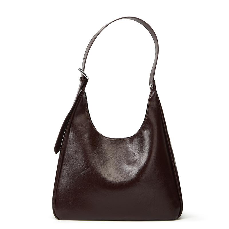 A Large-capacity Single-shoulder Bag A Retro Casual Commuting Tote Bag for College Students Attending Classes