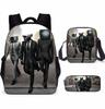 Skibidi Toilet Man Spoof Schoolbag Primary And Secondary School Backpack Satchel Pencil Bag Backpack Three-Piece Set