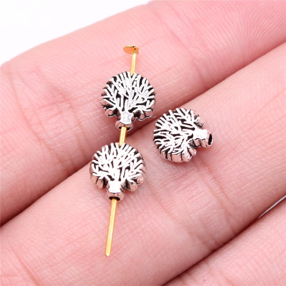 20pcs Charms Tree Antique Silver Color Lucky Tree Pendant Charms Life Tree Charms For Jewelry Making