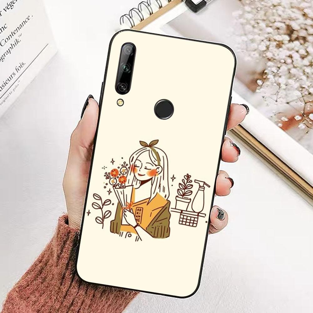 Sunshion girl Phone Case For Huawei Honor 10 lite 9 20 7A 9X 30 50 60 70 pro plus Soft Silicone Cover