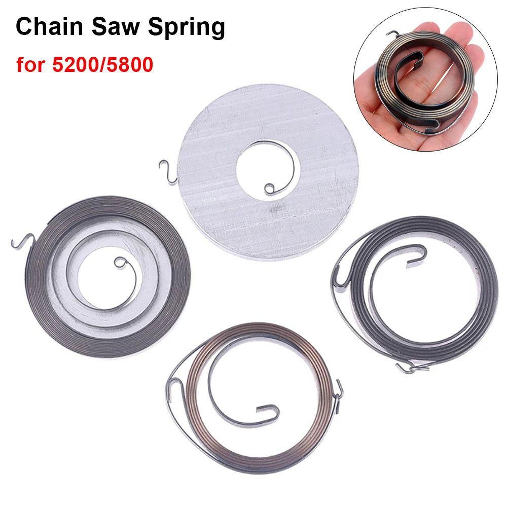 

1Pcs Durable Starter Spring Chain Chain Saw Spring Starter Pulling Plate Spring Easy To Rise Iron Disc Parts for 5200/5800 Type B
