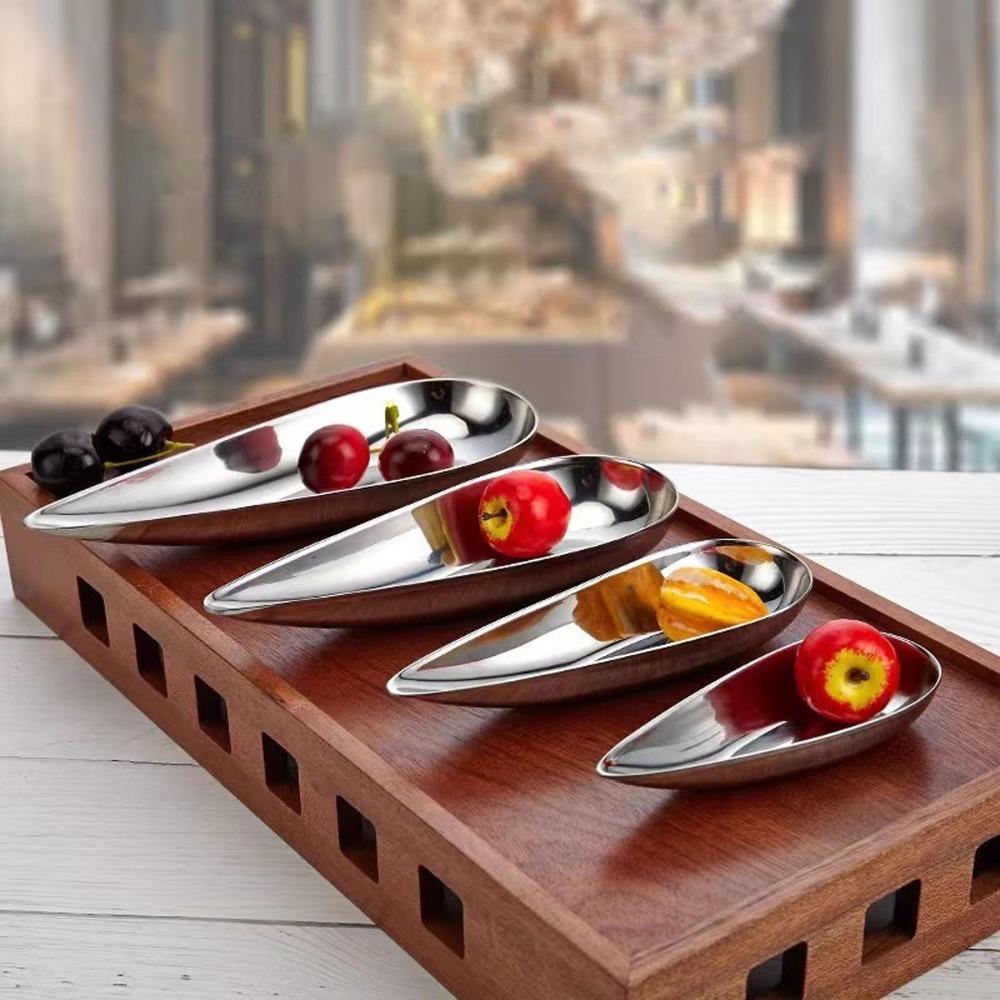 Irregular Serving Plate Raised Surround Dipping Tray Practical Sauce Dish  BBQ Dipping Sauce XS