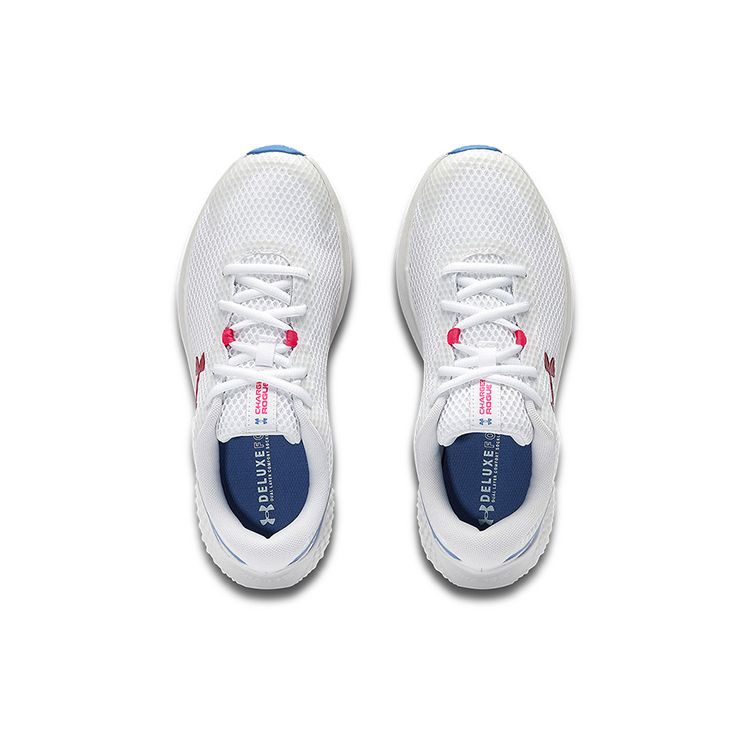 Under Armour Charged Rogue 3 Comfortable Sports Fashion Mesh Low-Top Casual Running Shoes Women sneaker White 3025756-101