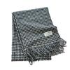 Classic reproduction black and white thousand bird grid imitation cashmere fringed scarf versatile for men and women thickened student thickened scarf